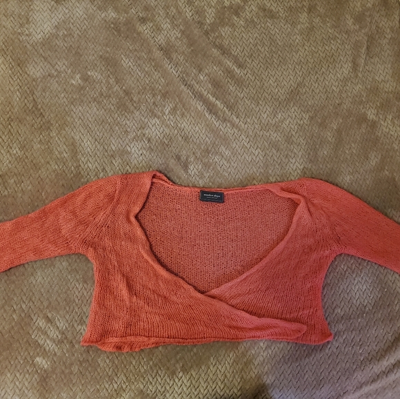 Wooden Ships Pink Knit Crop Sweater - Picture 2 of 6